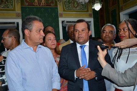 Rui Costa faz visita de cortesia  ao presidente da Câmara de Salvador