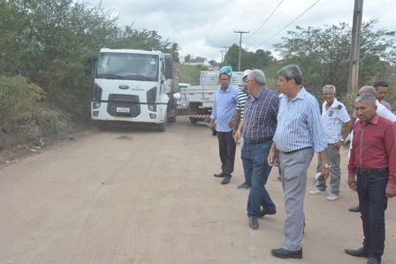 Segunda etapa das obras de pavimentação da estrada da Terra Dura é iniciada