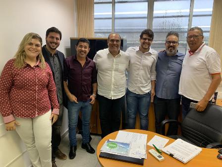 Rogério Andrade Filho se reúne com prefeito e vereadores de Valença