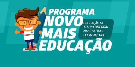 Escolas municipais terão ‘Novo Mais Educação’ a partir de julho