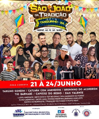 SÃO JOÃO DE TANQUINHO 2019