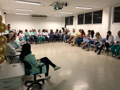Hospital Estadual da Criança realiza ato público e roda de conversa com colaboradores em reflexão ao Setembro Amarelo