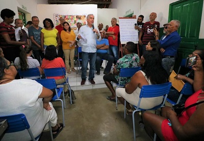 Projeto dos Mandatos Itinerantes do PT de Feira faz reunião em Jaguara