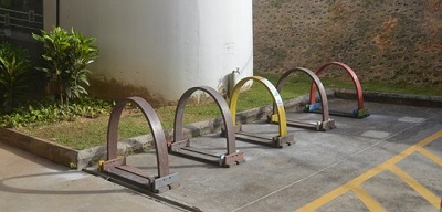 Bicicletários sustentáveis são instalados nos estacionamentos do TRE