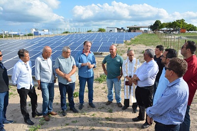 Maior parque de energia solar é inaugurado no Centro Industrial do Subaé