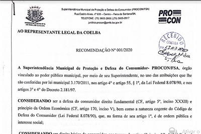 Procon recomenda que fornecimento de água e energia elétrica não deve ser interrompido