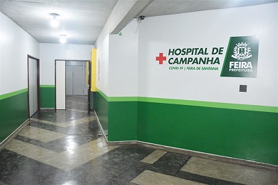 Hospital de Campanha de Feira de Santana começa a funcionar