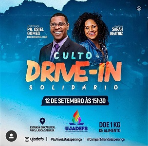 Juventude da Assembleia de Deus realiza drive-in solidário Eu Vivo Esta Esperança