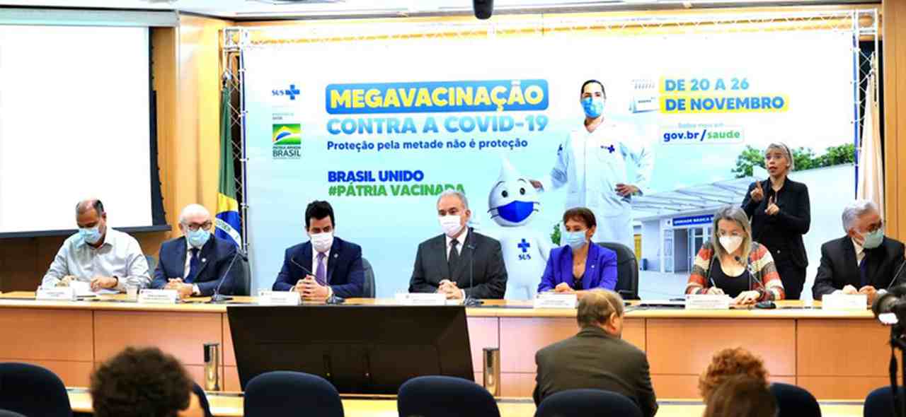 Ministério da Saúde lança campanha “Mega Vacinação” para reforçar imunização dos brasileiros contra Covid-19