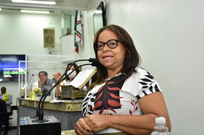 Presidente da APAE, Edna Maria Amorim