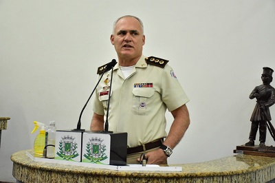 Comandante de Policiamento Regional Leste (CPRL), coronel da Polícia Militar Adalberto Piton