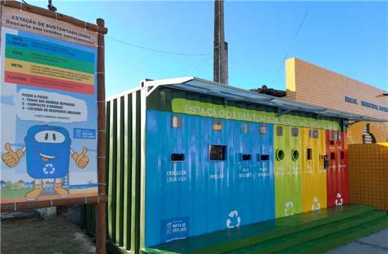 Mata de São João tem primeira estação de sustentabilidade em escola