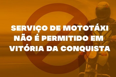 Justiça determina proibição de mototáxi em Vitória da Conquista