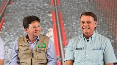 João Roma e Jair Bolsonaro