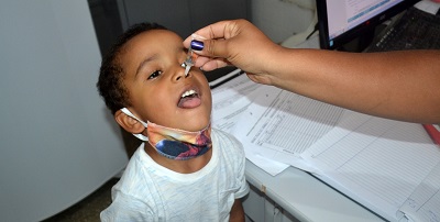 Apenas 34% das crianças vacinadas contra a paralisia infantil em Feira de Santana