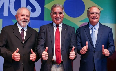 Lula, Zé Neto e Geraldo Alckmin