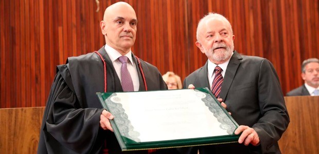 Ministro Alexandre de Moraes e Lula