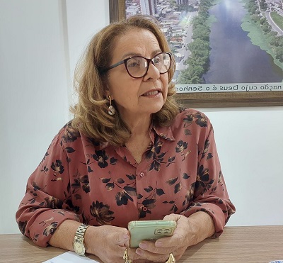 Secretária municipal de Planejamento, Sônia Fontes