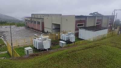 Subestação elétrica da Estação de Tratamento de Água de Conceição de Feira