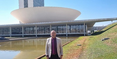 Deputado estadual Binho Galinha em Brasília