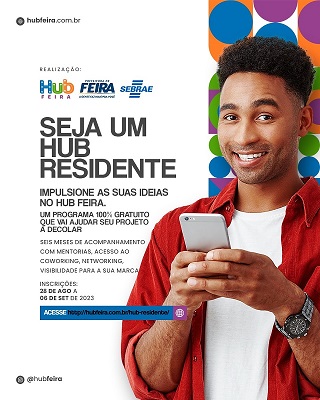 Inscrições do programa Hub Residente para Startups e Projetos Inovadores seguem até dia 6