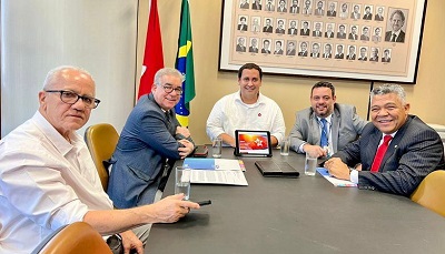 Zé Neto participa de reunião com Éden Valadares em Brasília “Unidade dos partidos da base estadual e federal é um caminho para 2024”