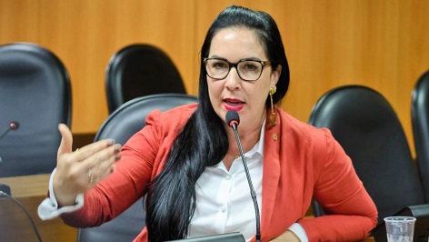 Deputada estadual Ludmilla Fiscina (PV)