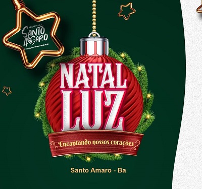 Santo Amaro anuncia abertura do Natal Luz 2023 com vasta programação