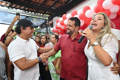 Alessandra Gomes lança Leozinho da Usina como pré-candidato a prefeito de Santo Amaro