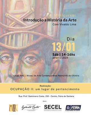 Minicurso de Introdução à História da Arte será ministrado por Vivaldo Lima no MAC