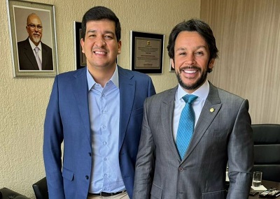 Danilo Henrique e o deputado federal Mário Negromonte Júnior