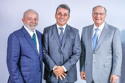 Lula, Rogério Costa e Geraldo Alckmin