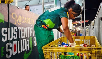 Catadores de materiais recicláveis fazem a sustentabilidade acontecer na Micareta de Feira de Santana