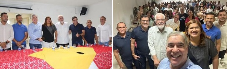 Vereador Pastor Valdemir Santos aparece em evento ao lado de Zé Neto