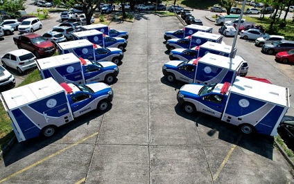 Novas viaturas e equipamentos de análise reforçam o trabalho do Departamento de Polícia Técnica da Bahia