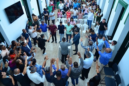 Vereadores e líderes religiosos participam de momento de fé na Câmara