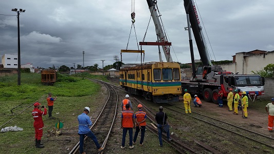Alagoinhas recebe trens históricos e amplia acervo do Museu Ferroviário