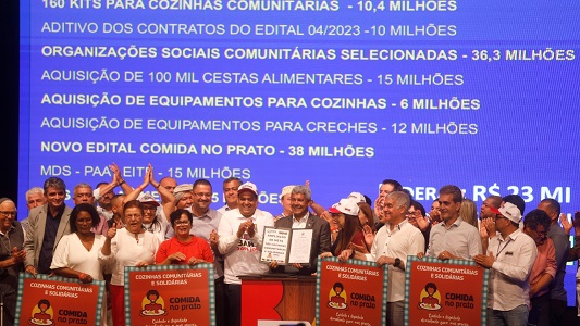 O que estamos fazendo aqui não é um enfrentamento passageiro, é uma política permanente de combate à fome, diz Jerônimo Rodrigues