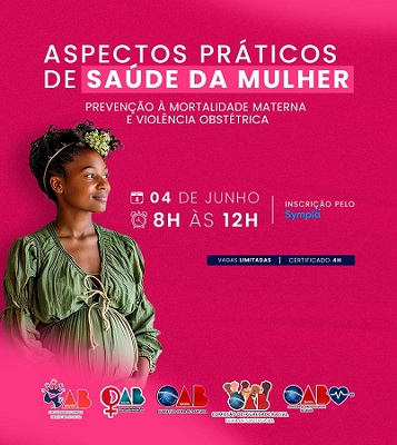 Aspectos práticos de saúde da mulher será tema de evento na OAB Feira