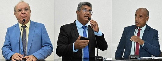 José Carneiro, Lulinha e Gean Caverna foto CMFS montagem site politicainrosa
