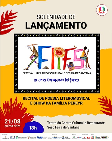 FLIFS 2025 será lançado no dia 21 de agosto com recital e show musical