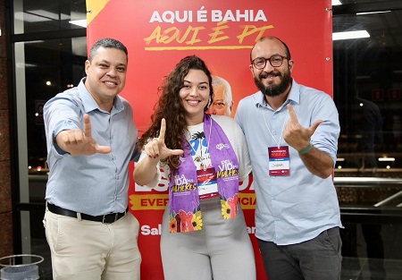 Adriano Costa, Júlia Oliveira e Jader Dourado