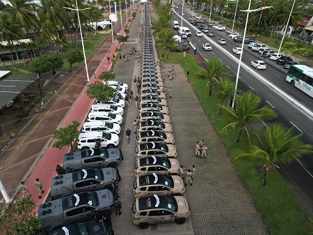 Policiamento ostensivo e ações de inteligência são ampliados em Salvador, RMS e interior