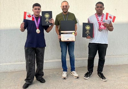 Estudantes conquistam primeiro lugar em competição científica do Canadá com projeto de inteligência artificial