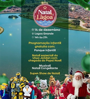 Natal na Lagoa acontece neste domingo (14)