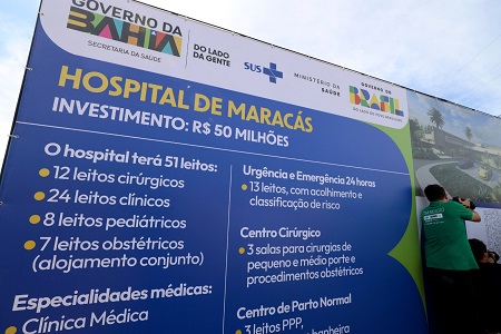 Governador anuncia construção de novo hospital estadual em Maracás